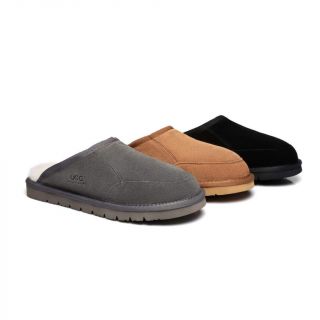 UGG Slippers Men Australian Genuine Sheepskin 15563