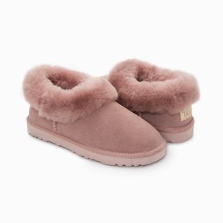 UGG OZWEAR Ugg Slippers Avery Unisex Premium Sheepskin Slippers Suede